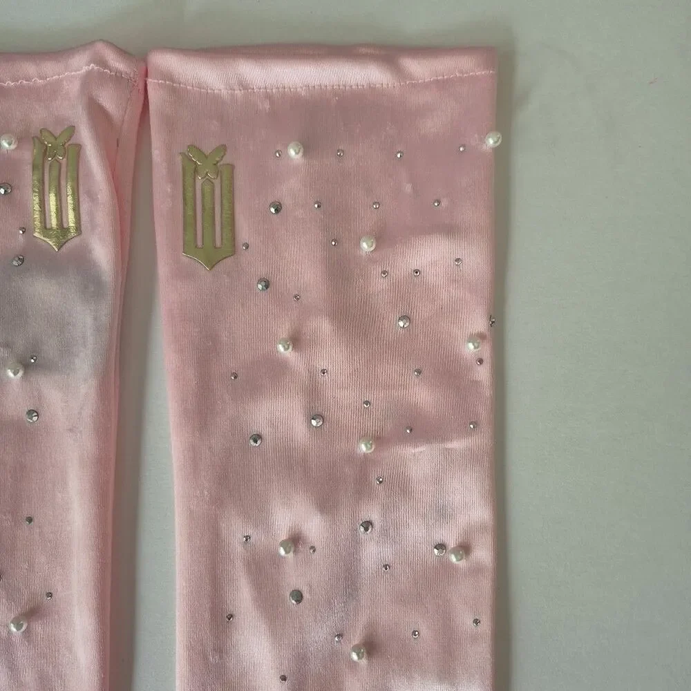 Universal Studios Wicked Glinda 6 PC Deluxe Costume Set Girls 10/12 Dress Gloves